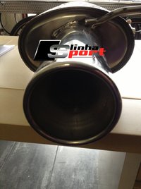 Stainless steel rear silencer left/righ for AUDI A5